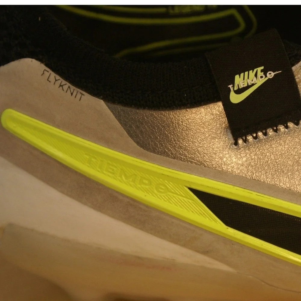 Nike Tiempo Legend 10 Elite FG Soccer Cleats Silver Volt DV4328-001 Mens 8.5 - Picture 16 of 16